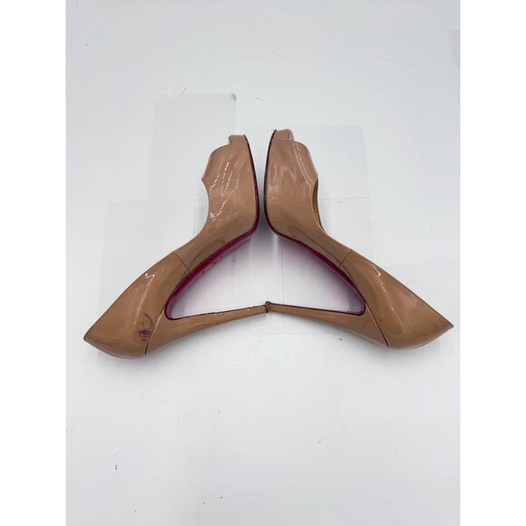 Christian Louboutin Very Prive 120 Nude Patent Leather Heels size 40 - Picture 7 of 8